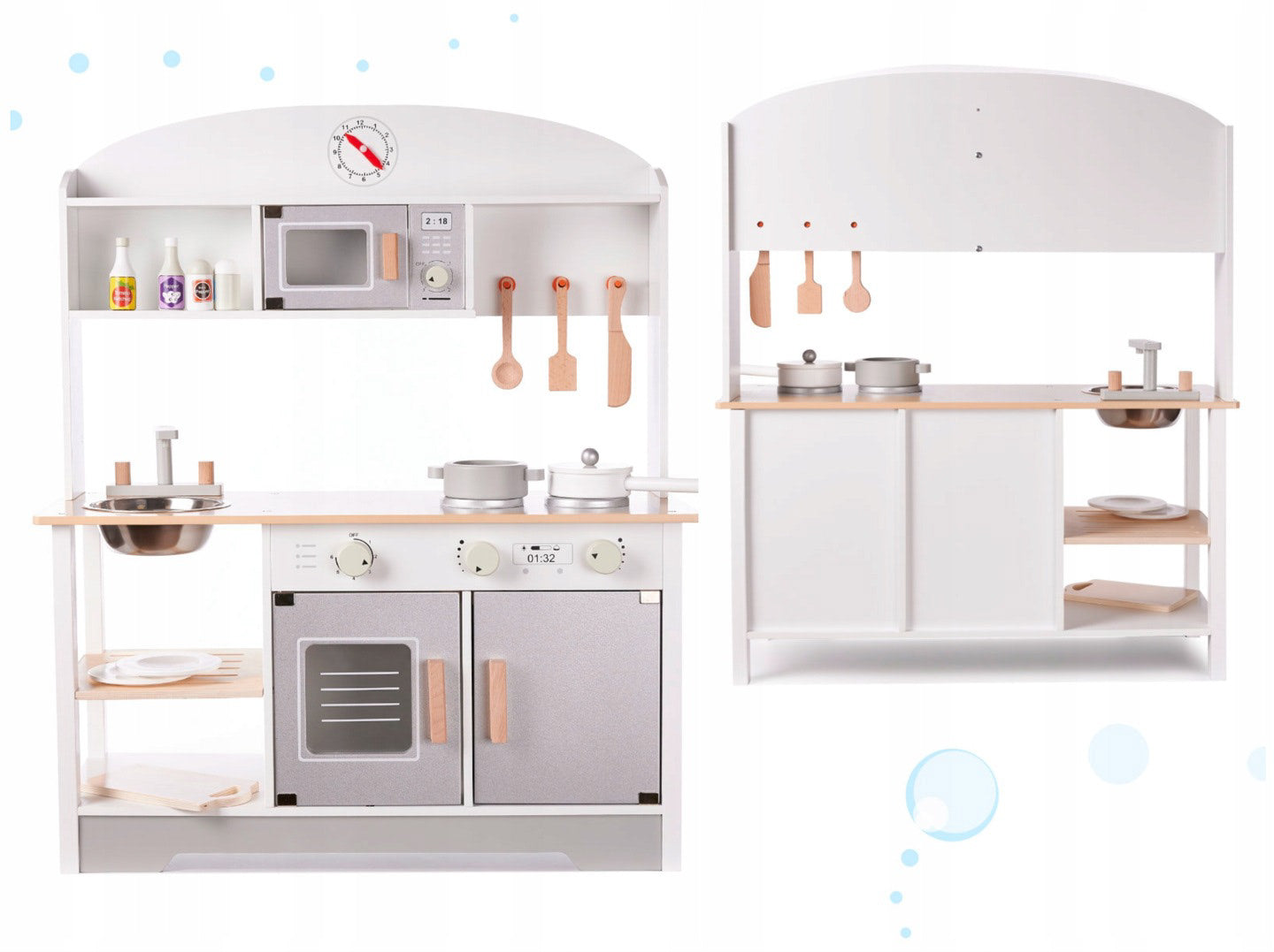 Cocina de Madera Completa con Accesorios