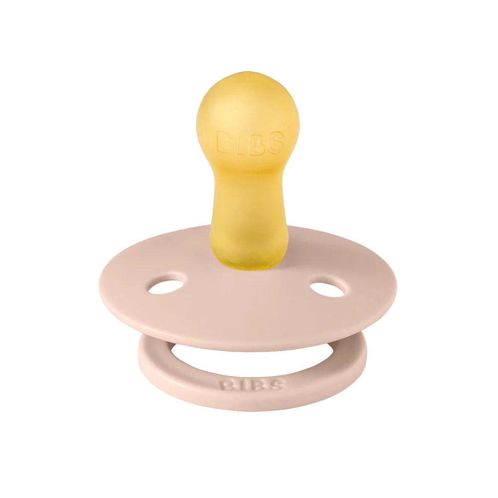 Chupete BIBS Colour Látex Natural Pack x 2 Vanilla/Blush