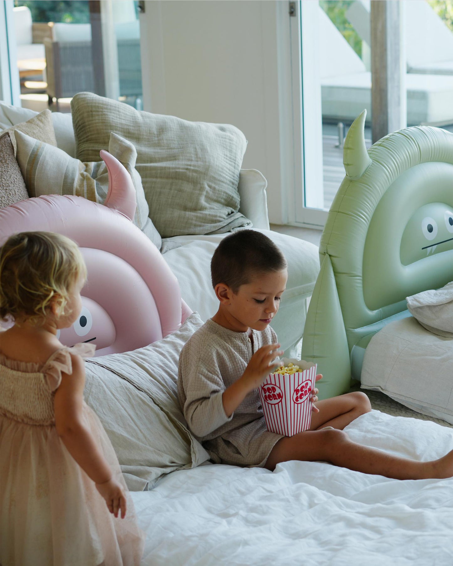 Colchón-cama inflable para pijamadas