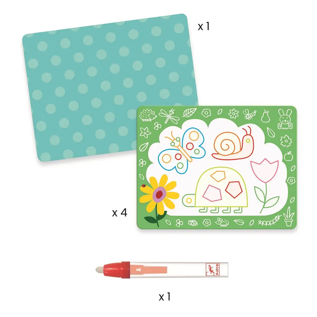 Colorear con agua: dibujos mágicos