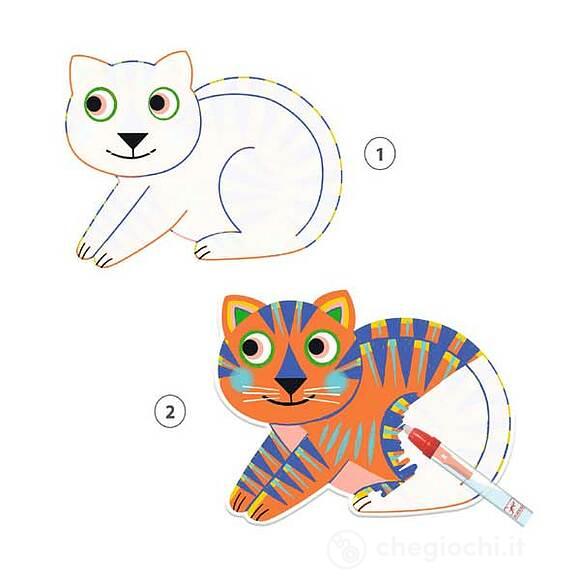 Colorear con agua: animales