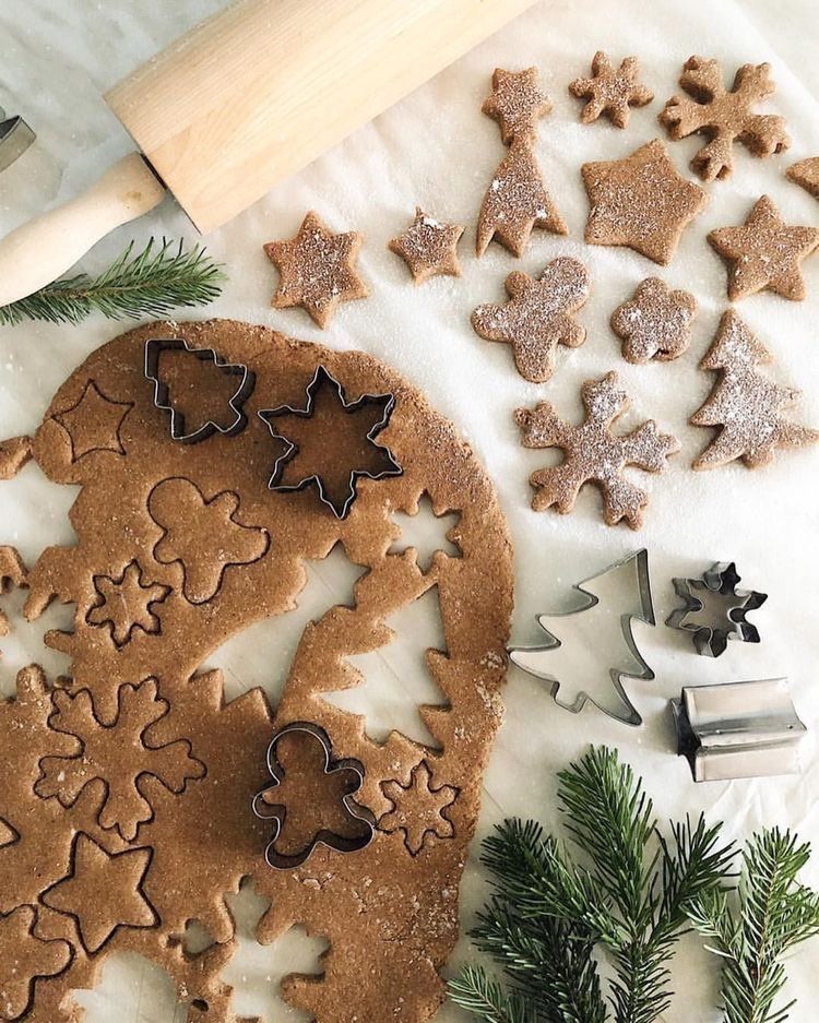 Set de 6 cortantes para galletitas navideñas