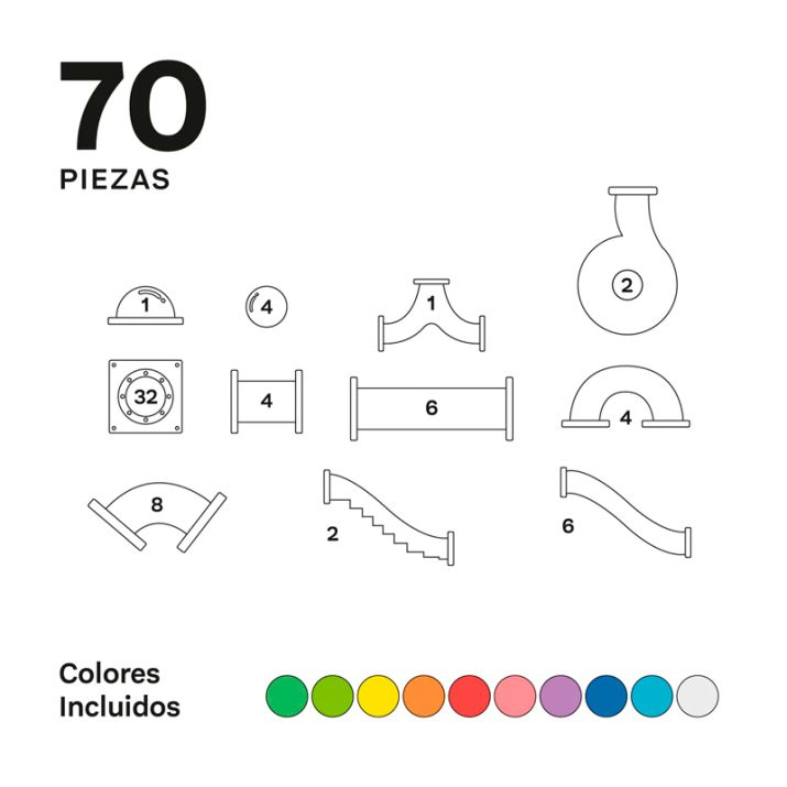 Imanix Slide 70 Piezas