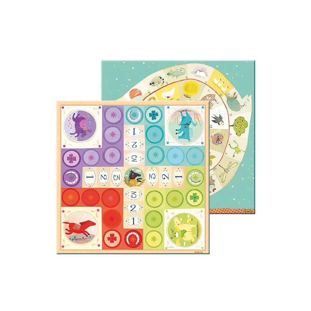 Maletín de clásicos: Ludo y Juego de la Oca Junior