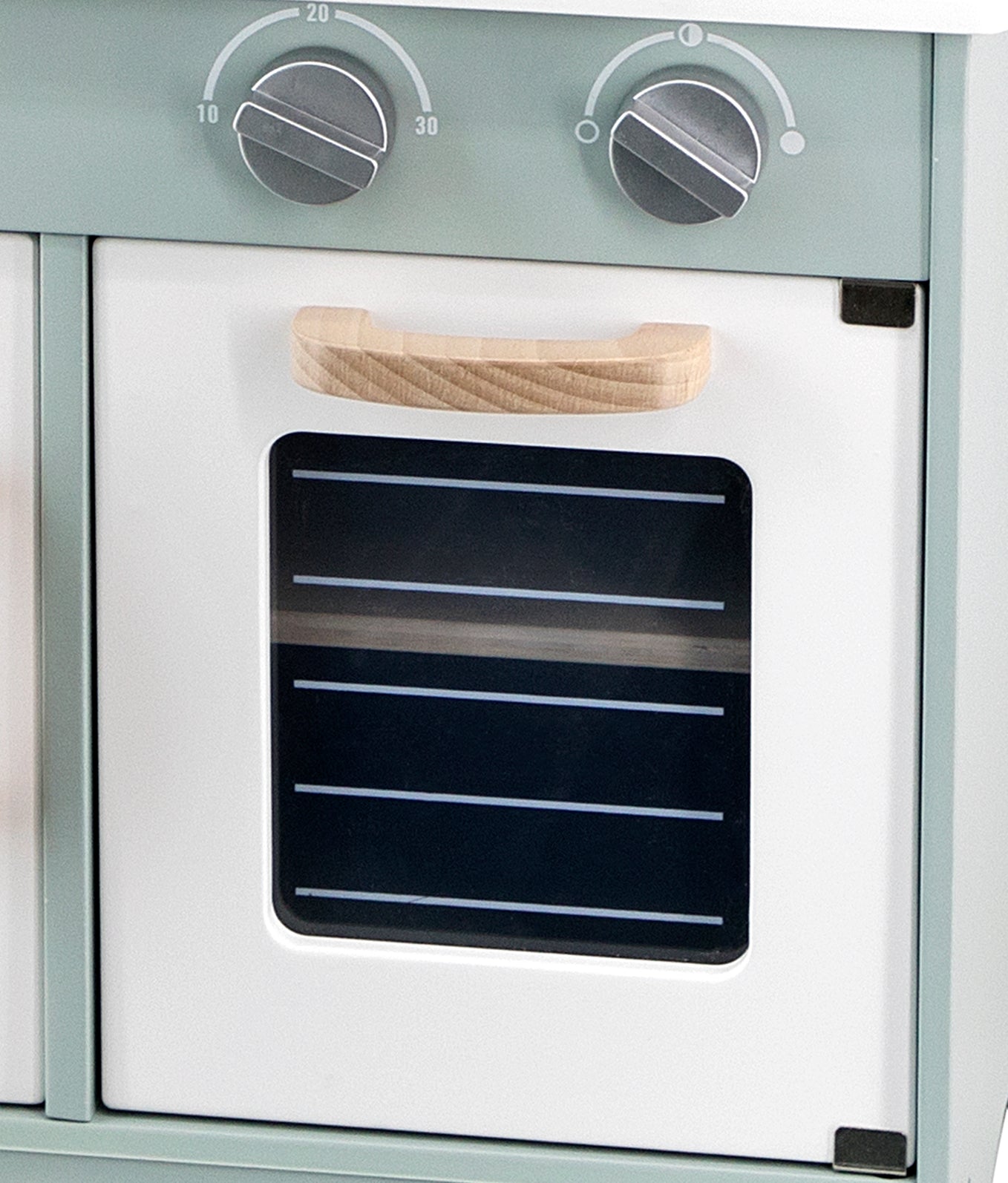 Cocina de madera - Gris y Verde