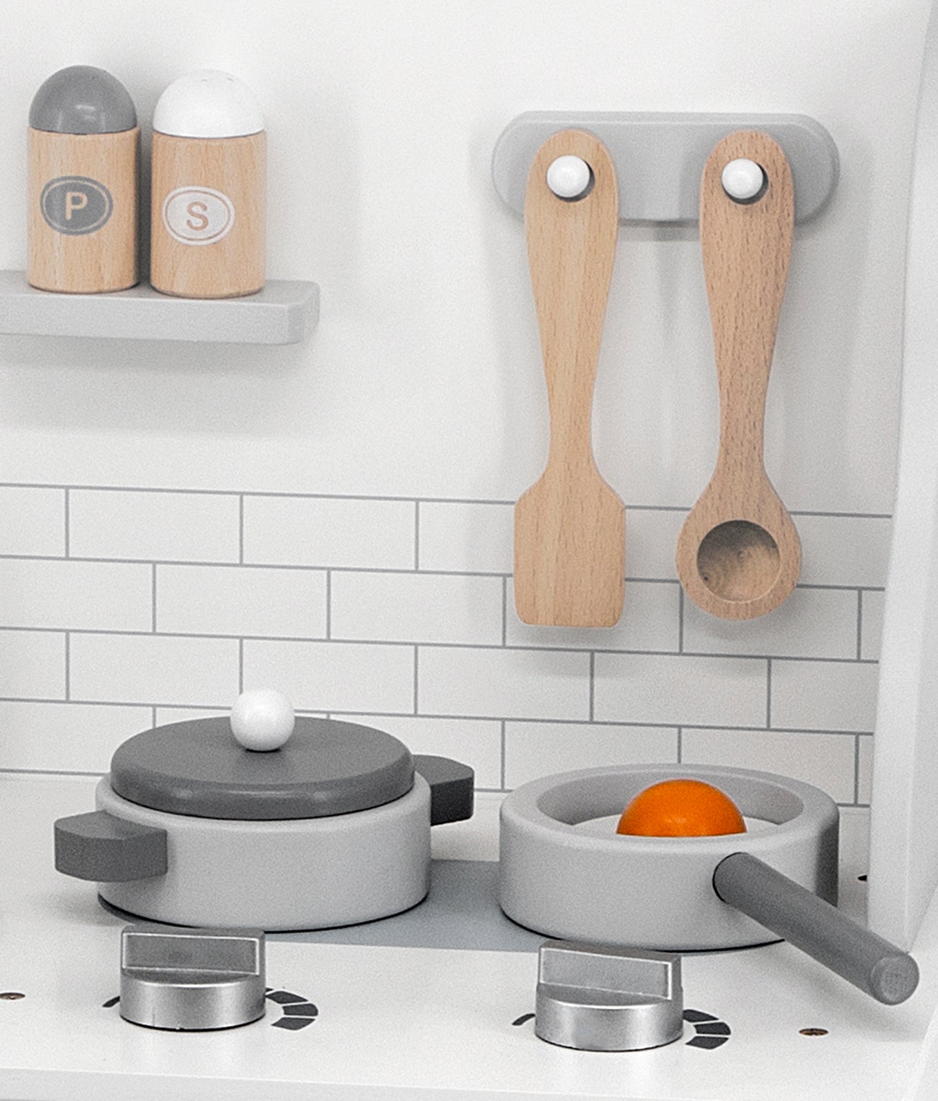 Cocina de madera - Gris y Verde