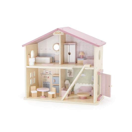Casita de muñecas en madera