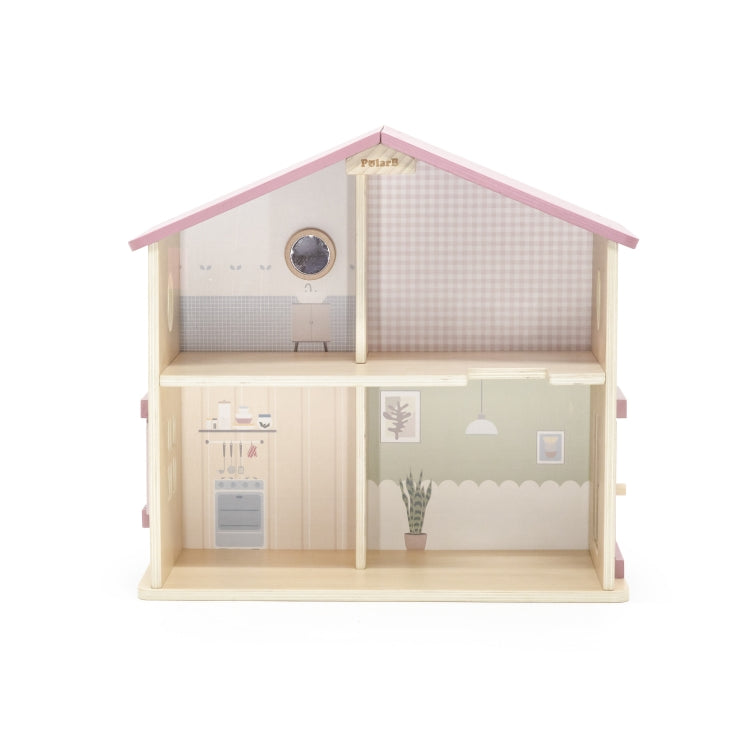 Casita de muñecas en madera