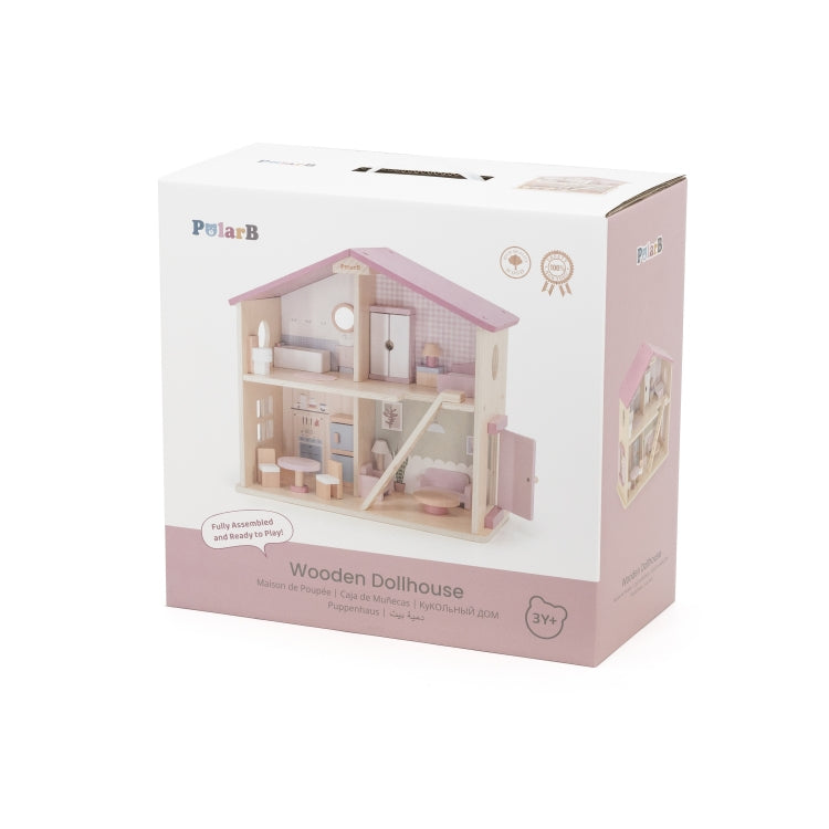 Casita de muñecas en madera