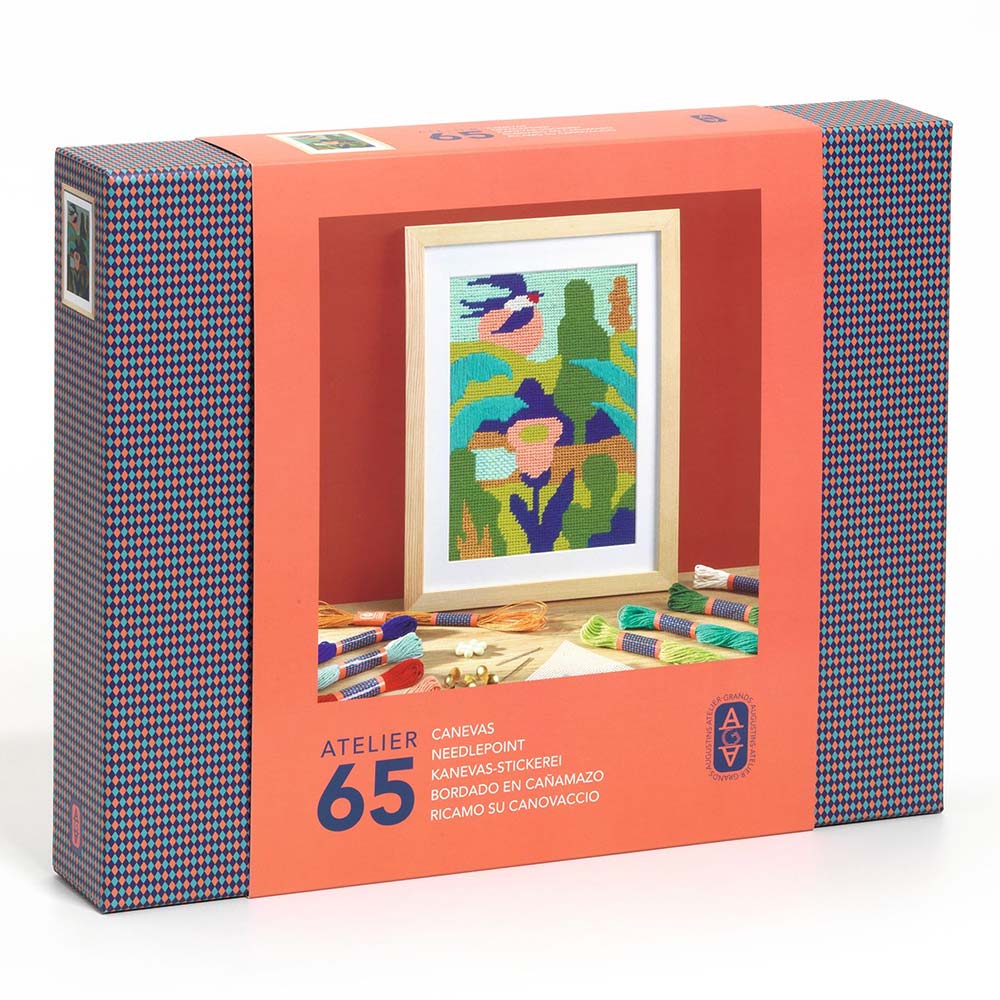 Atelier 65: Bordado sobre cañamazo