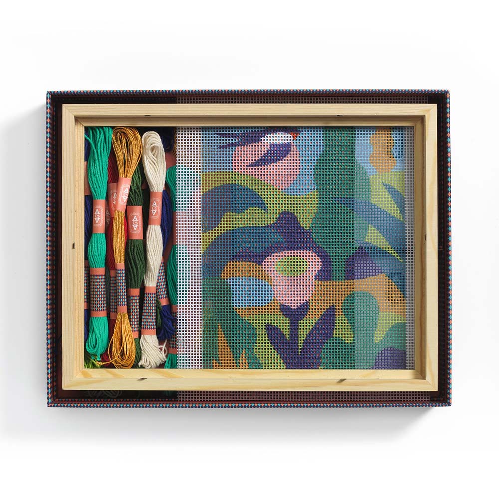 Atelier 65: Bordado sobre cañamazo