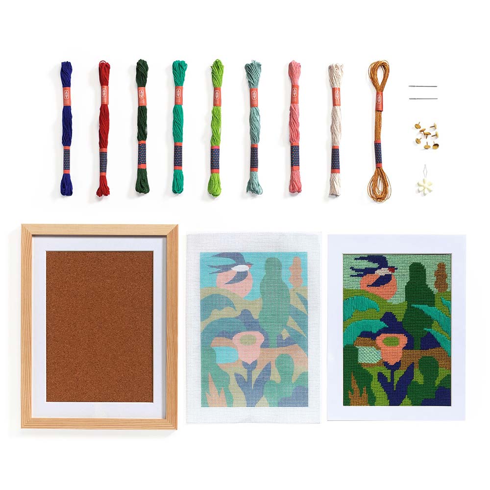 Atelier 65: Bordado sobre cañamazo