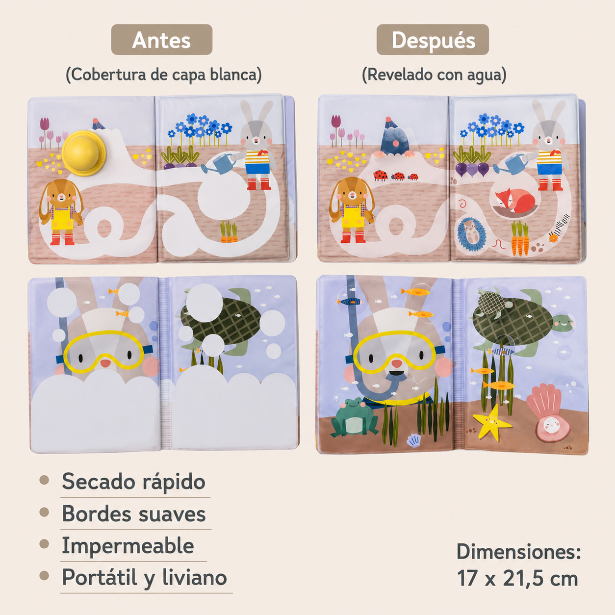 Libro Mágico de Agua Peek-A-Boo
