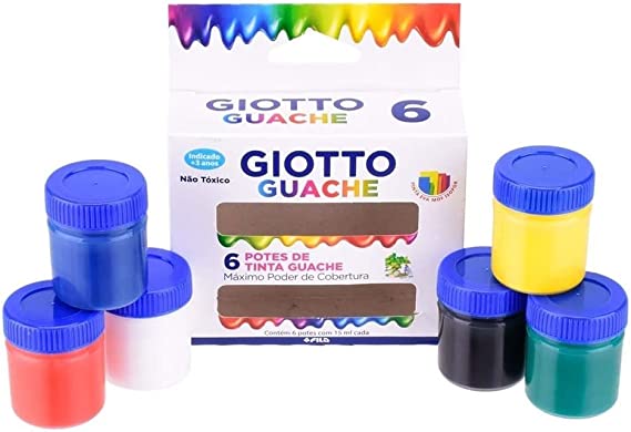 Temperas Guache - 6 colores
