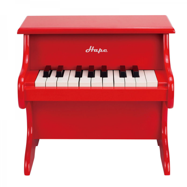 Piano Rojo de Madera