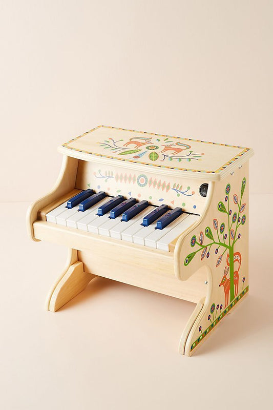 Piano de madera electrónico