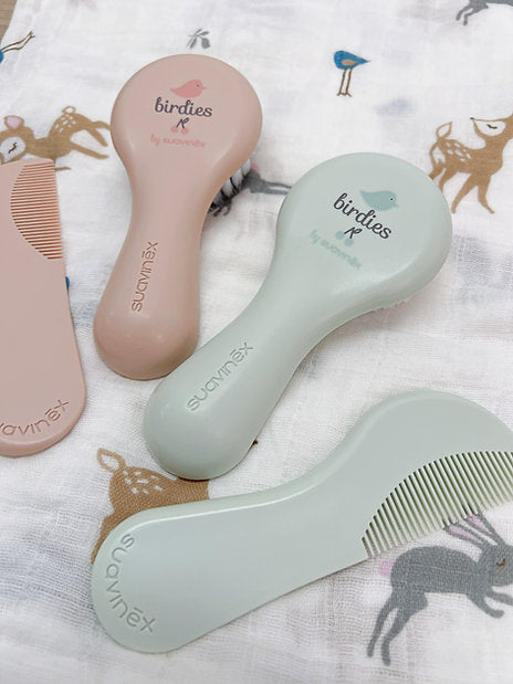 Set de cepillo y peine - Birdies Verde