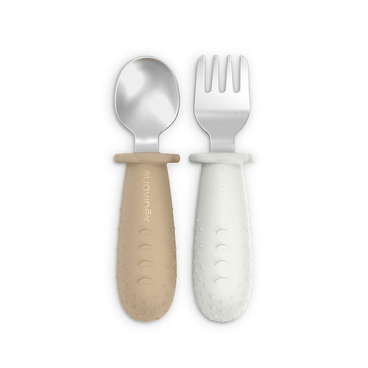 Set de cubiertos ergonómicos de acero inoxidable