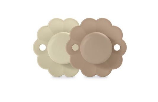 Chupete 6-18 m (x2uds) Fisiológico SX Pro - Wonder Beige/Chocolate