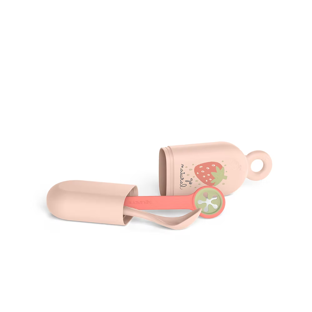 Set On the Go - Cuchara ergonómica + Accesorio crea babero