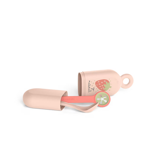 Set On the Go - Cuchara ergonómica + Accesorio crea babero