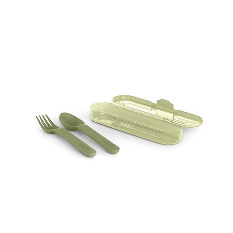 Set de cubiertos con estuche - Verde