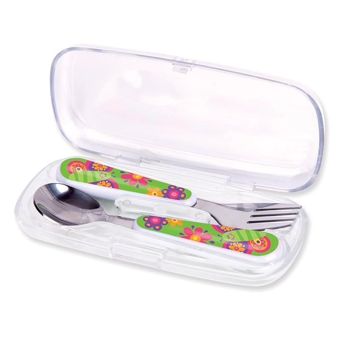 Set de Cuchara y Tenedor con Estuche
