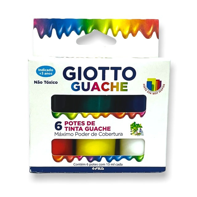 Temperas Guache - 6 colores