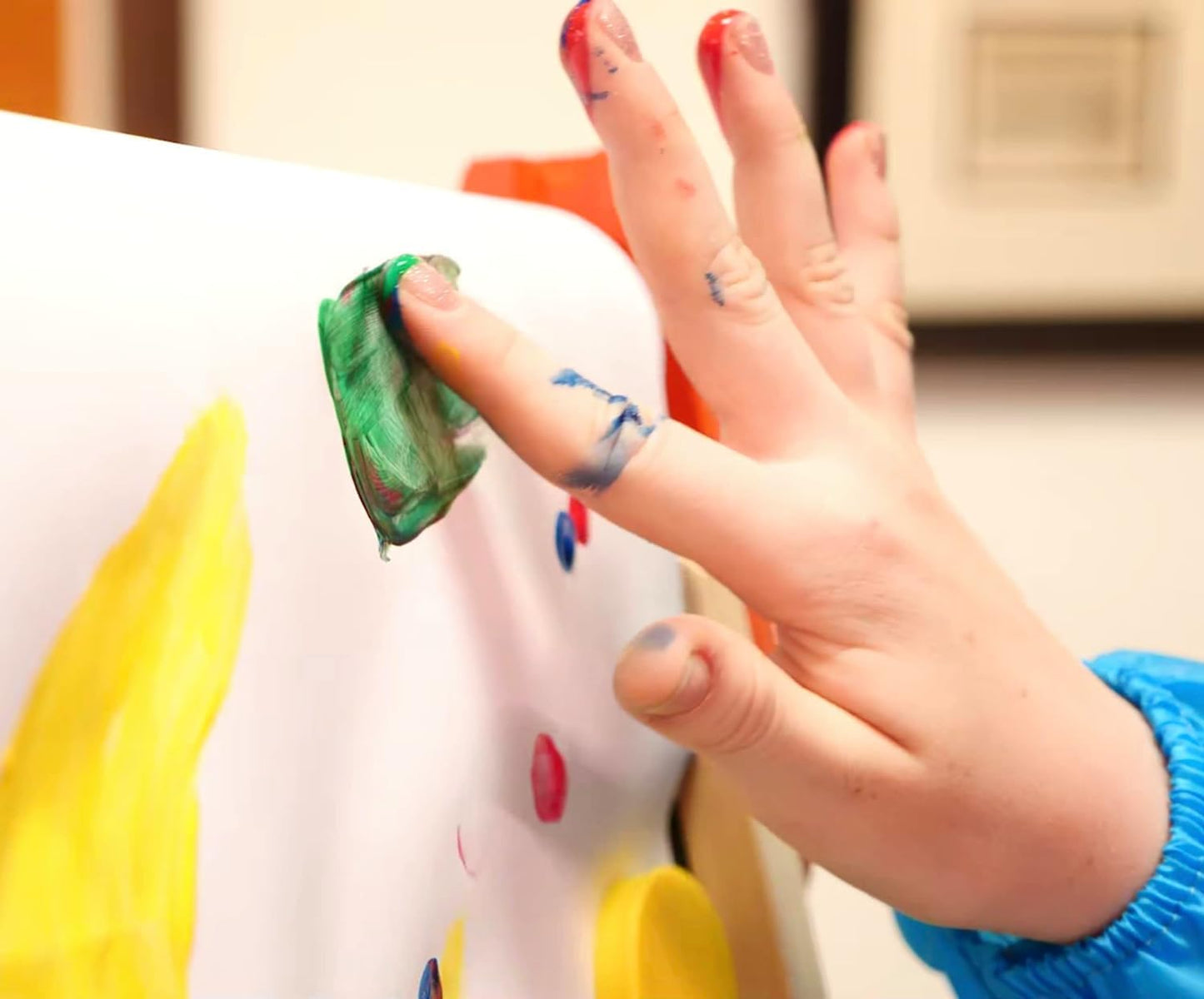 Pintura para dedos (6 colores vibrantes)