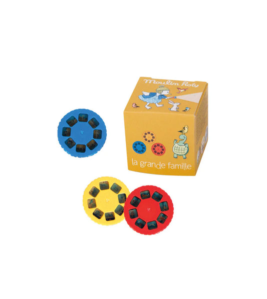 Caja de 3 Discos para Linterna Proyectora - Cuentos La Gran Familia