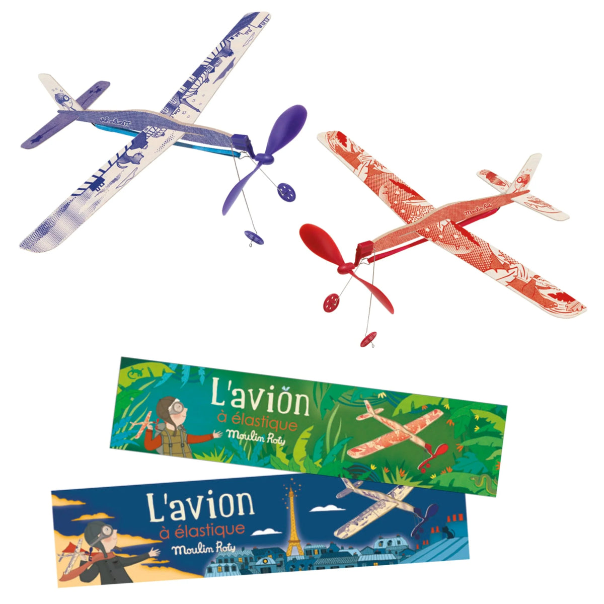 Avión de Balsa a Propulsión Elástica