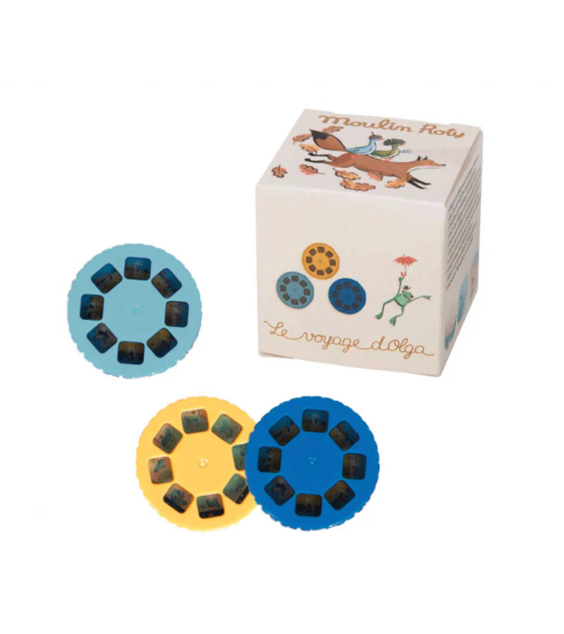 Caja de 3 Discos para Linterna Proyectora - Cuentos Le Voyage D'Olga