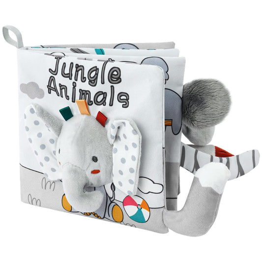 Libro Sensorial Colitas Animales de la Jungla
