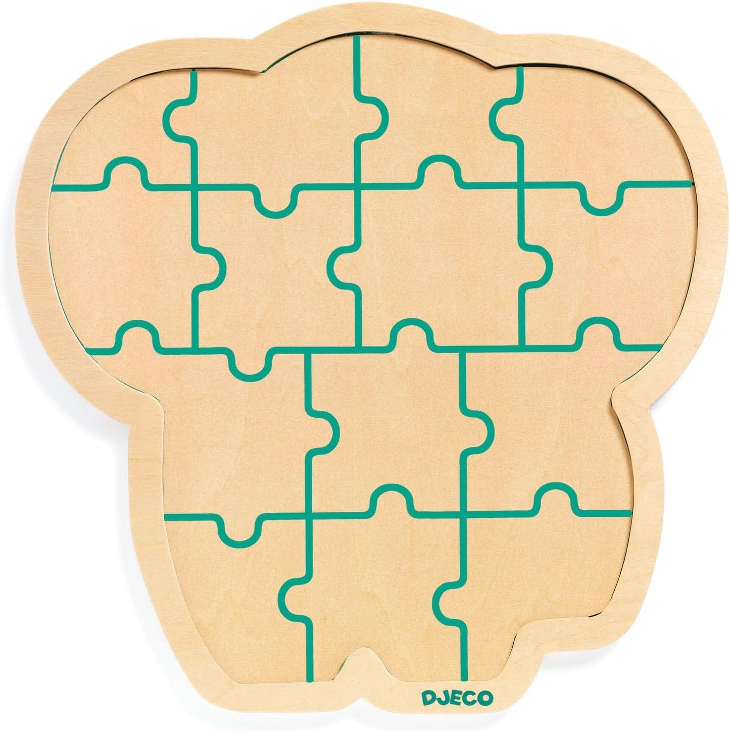 Puzzle Elefante de madera