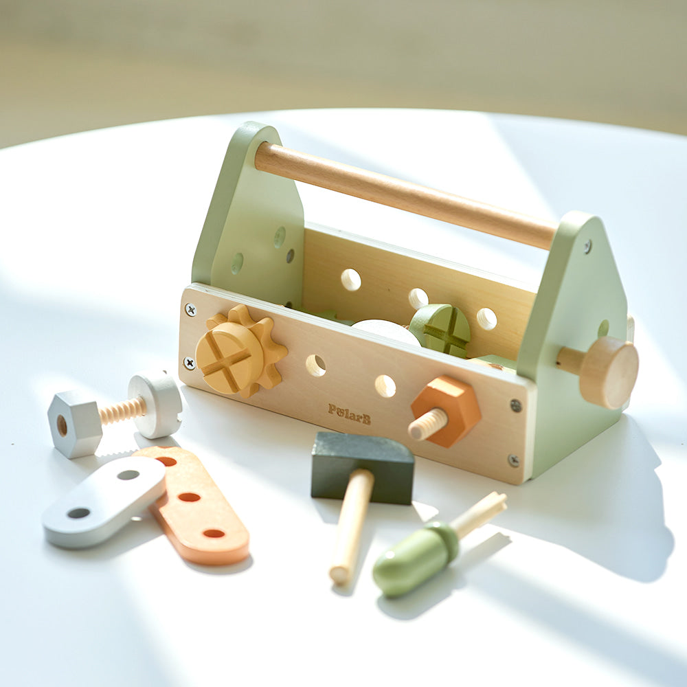 Set de herramientas - verde pastel