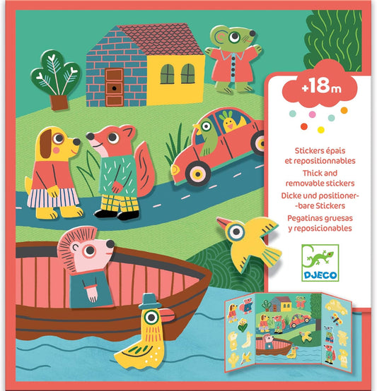 Animales: historias con stickers