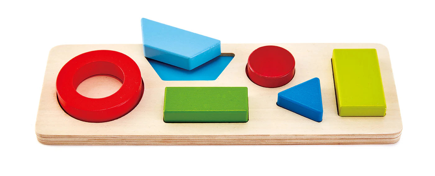 Puzzle geométrico de madera