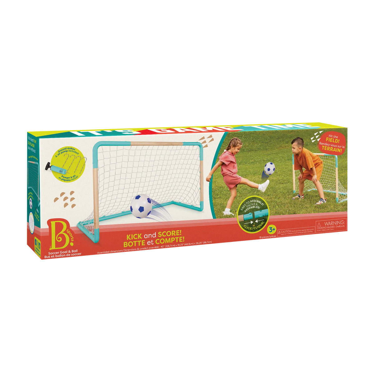 Arco de Football con Pelota e Inflador