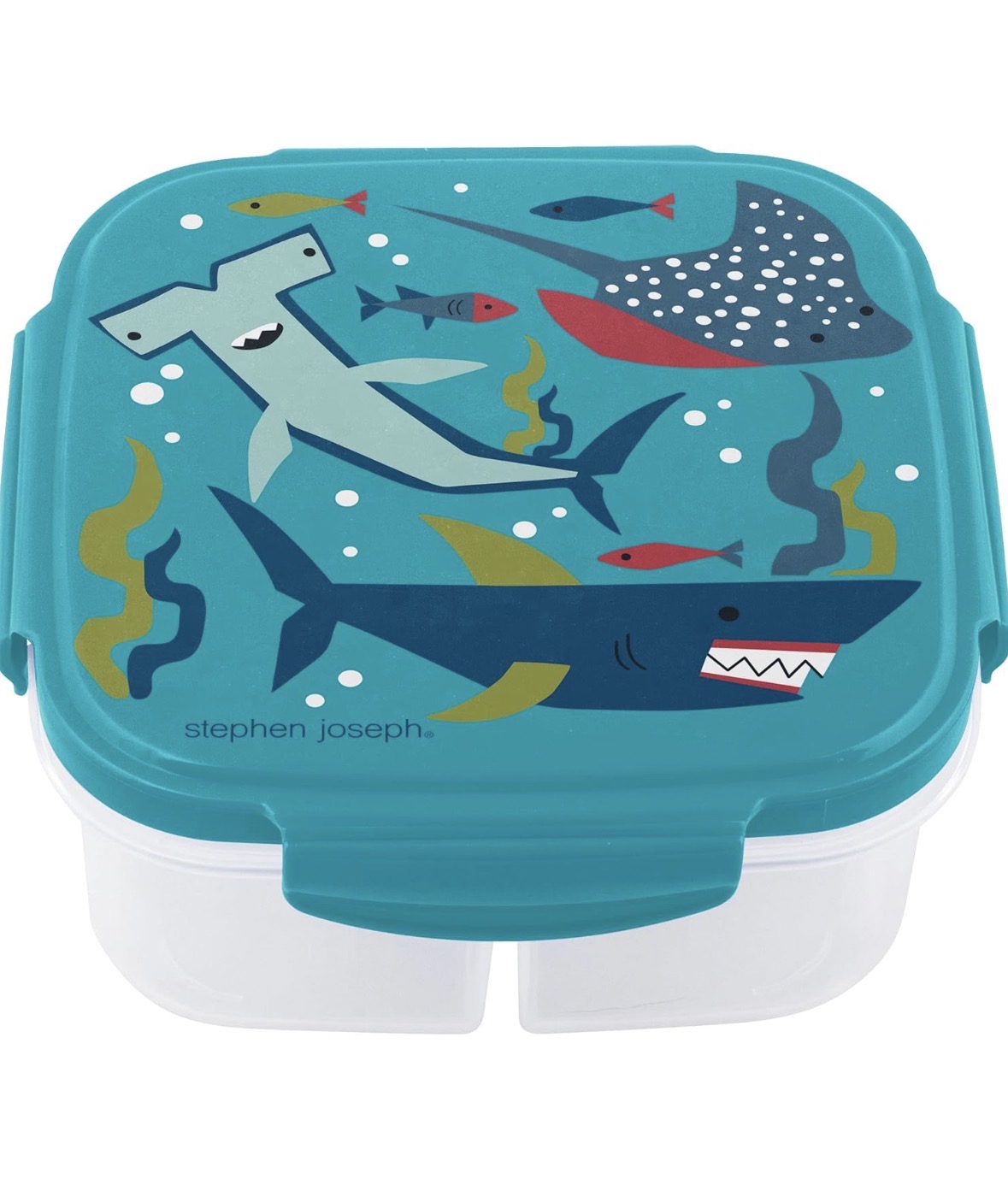 Tupper con refrigerante para snacks - Tiburón