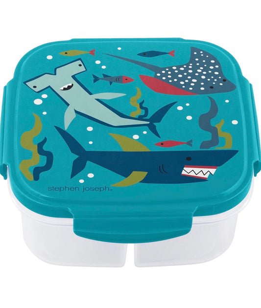 Tupper con refrigerante para snacks - Tiburón