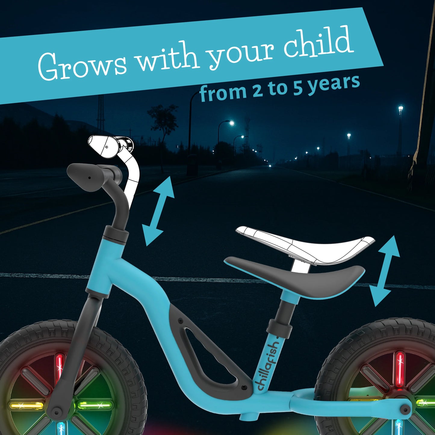 Bici de Equilibrio Charlie Glow