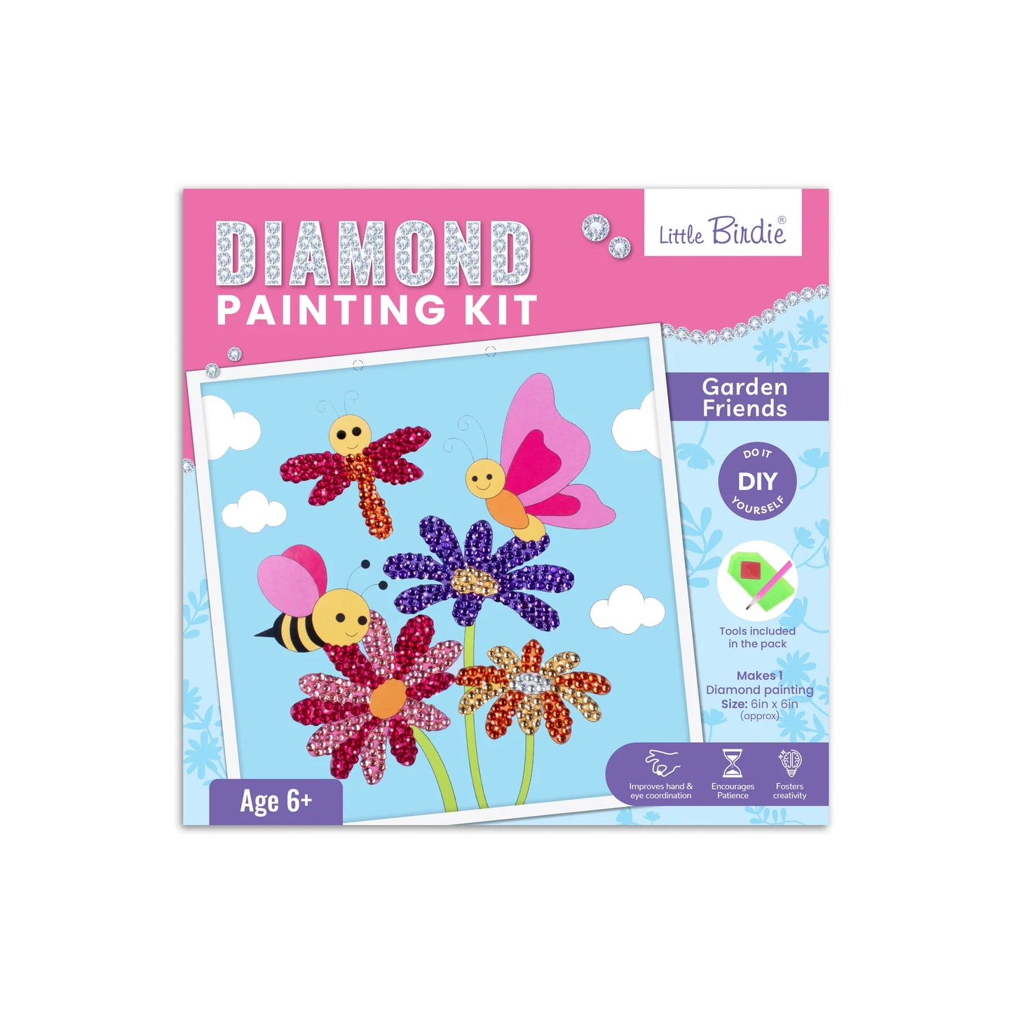 Kit Pinta con Diamantes - Jardín