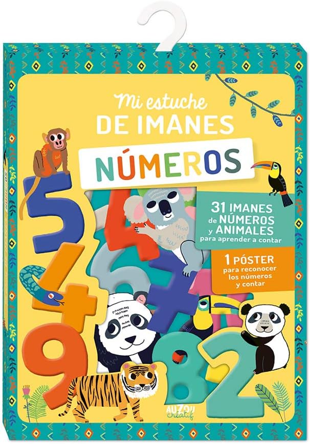 Caja de imanes con póster, Números