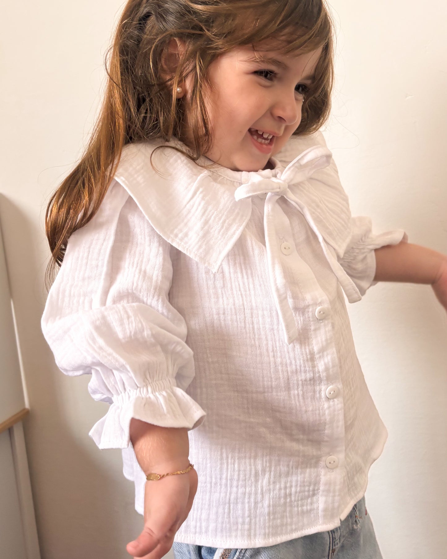 Camisa blanca algodón