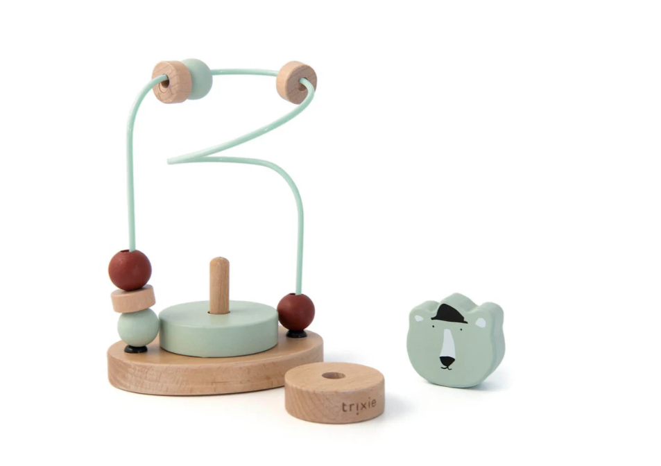 Laberinto de cuentas de madera - Mr. Polar Bear