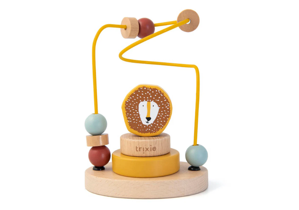 Laberinto de cuentas de madera - Mr. Lion
