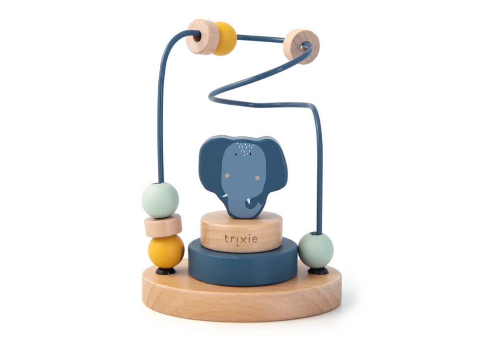 Laberinto de cuentas de madera - Mrs. Elephant