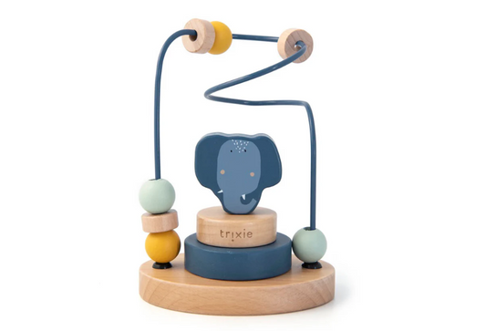 Laberinto de cuentas de madera - Mrs. Elephant