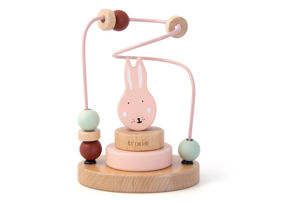Laberinto de cuentas de madera - Mrs. Rabbit