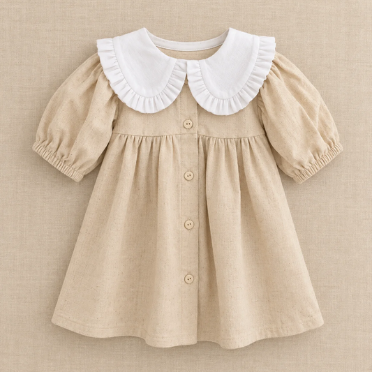 Vestido Juana Beige